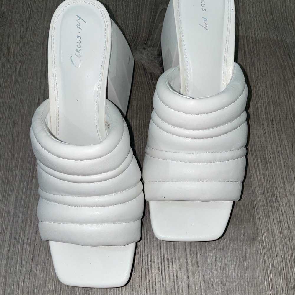 Circus NY heels , white , size 8
